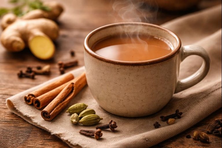 ঘরে বানানো মসলা চা রেসিপি